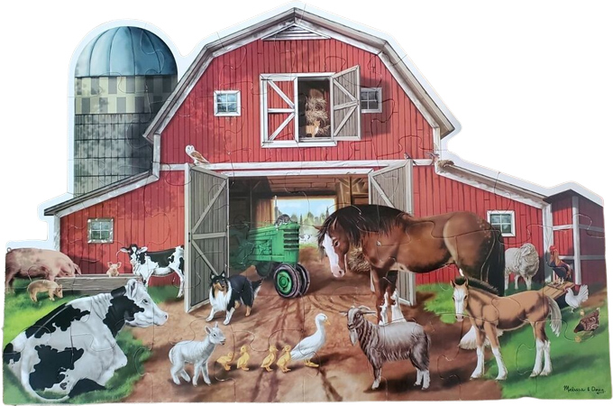 Giant Farm Discovery Barn Puzzle