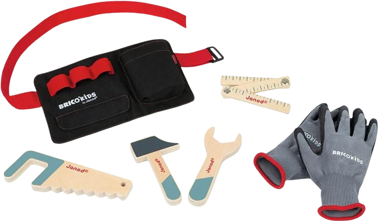 Real-Feel Junior Tool Belt with Safety Gloves