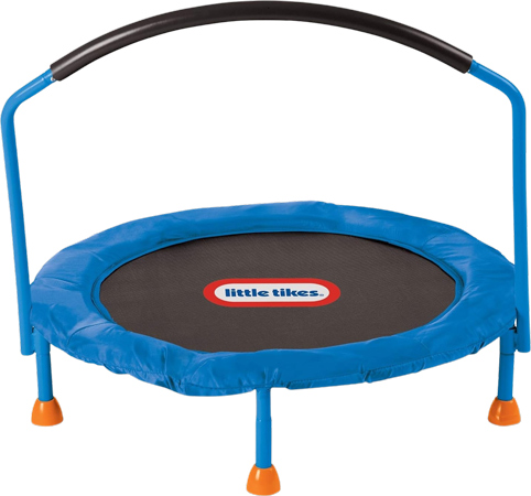 Mini Trampoline d'Intérieur avec Barre de Maintien