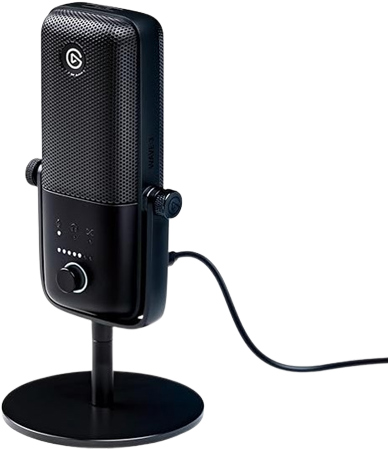 Distortion-Protected Elgato Wave:3 Content Creation Microphone