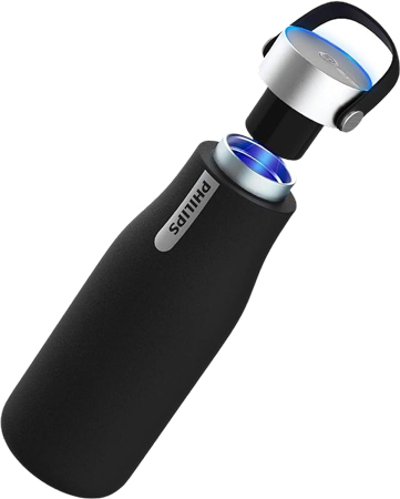 Self-Sanitizing Smart Water Bottle with All-Day Chill