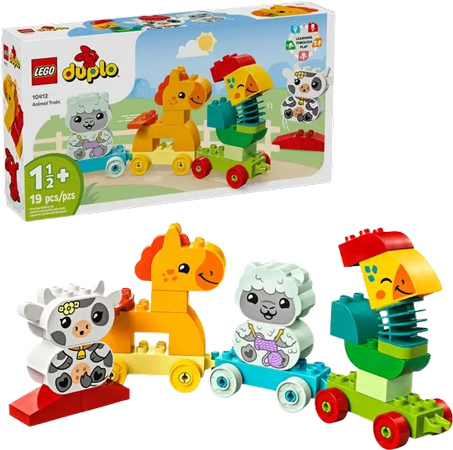 DUPLO Bondgårdståg med djur