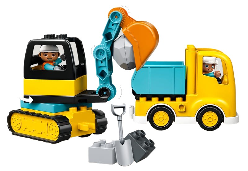Set DUPLO Camion e Ruspa da Cantiere