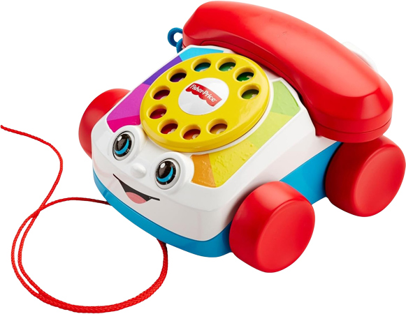 Telefon na kółkach Fisher-Price do ciągnięcia za sznurek