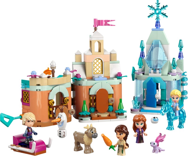 Miniaturowe Zamki Krainy Lodu z Elsą i Anną