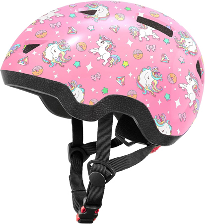 Roze Eenhoorn Kinderhelm