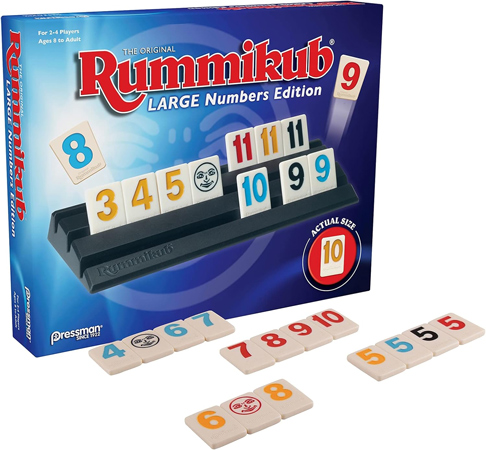 Rummikub - edycja z dużymi cyframi