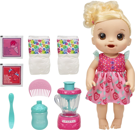 Muñeca Baby Alive con Licuadora de Batidos de Fresa