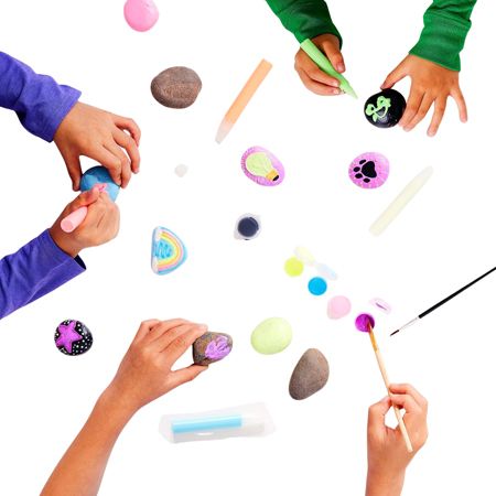 Kit de Pintura para Piedras que Brillan en la Oscuridad