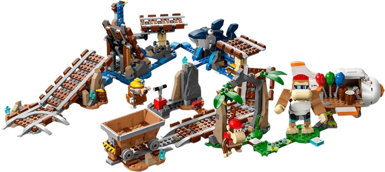 LEGO Wyścigi wagoników z Diddy Kongiem