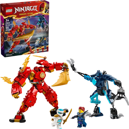 NINJAGO Vuur Mech Bouwset met Ninja Figuren