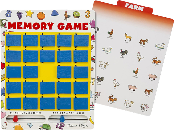 Houten Memory Reisbord
