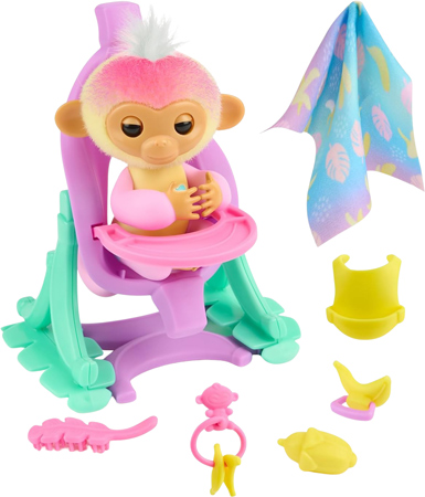 Scimmietta Interattiva con Nursery e Accessori