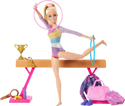 Barbie Gymnastiek Speelset met Evenwichtsbalk