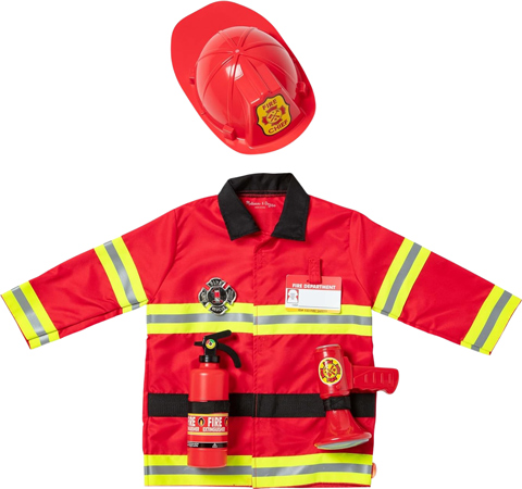 Melissa & Doug Disfraz de Jefa de Bomberos