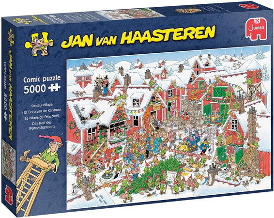 Puzzle Jan van Haasteren Villaggio di Babbo Natale 5000 pezzi