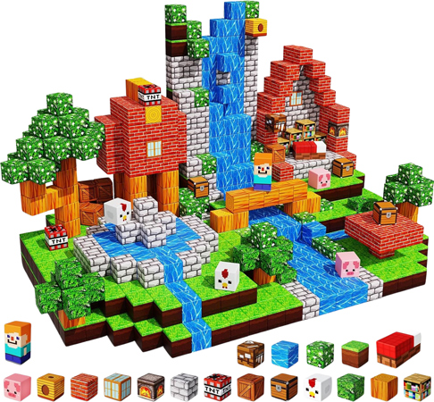 Cubes magnétiques de construction (100 pièces)