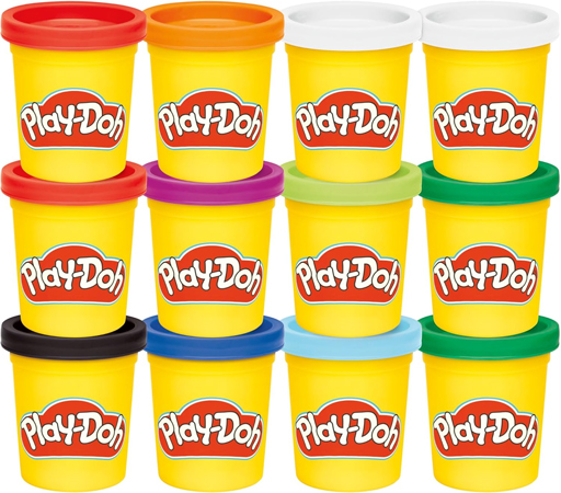 Play-Doh juweel kleuren 12-pack (113 gram potjes)