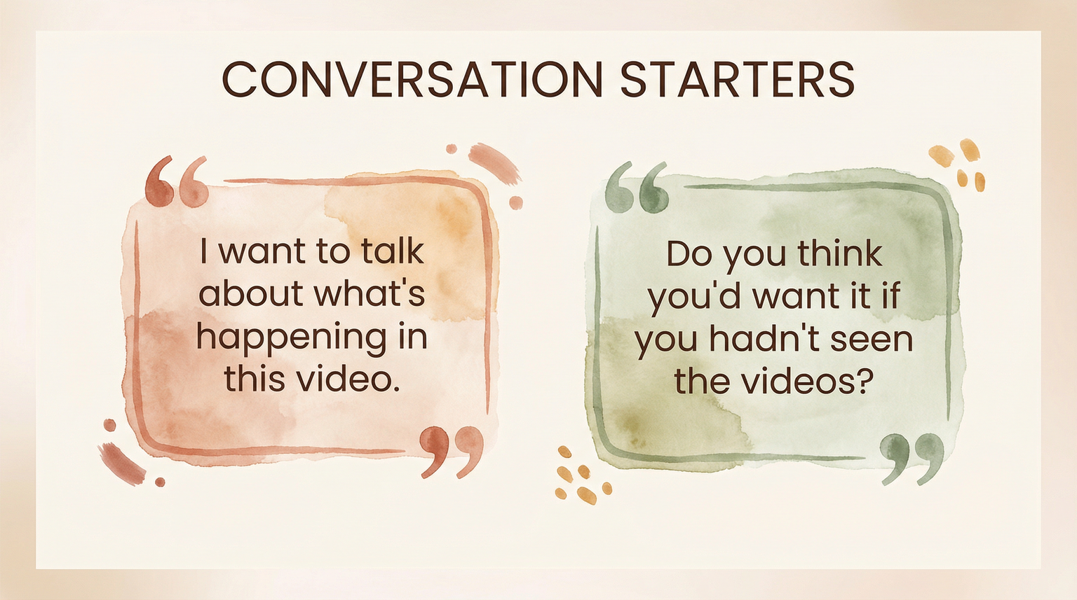Conversation starters for parents discussing YouTube content with children