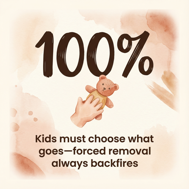 100 percent stat showing kids must choose what goes